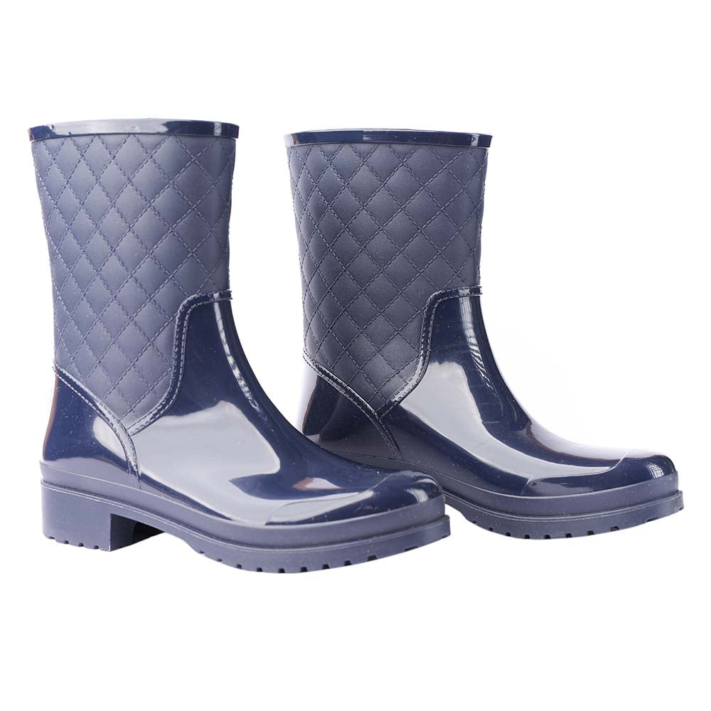 Bota de lluvia impermeable mujer azul Melissa