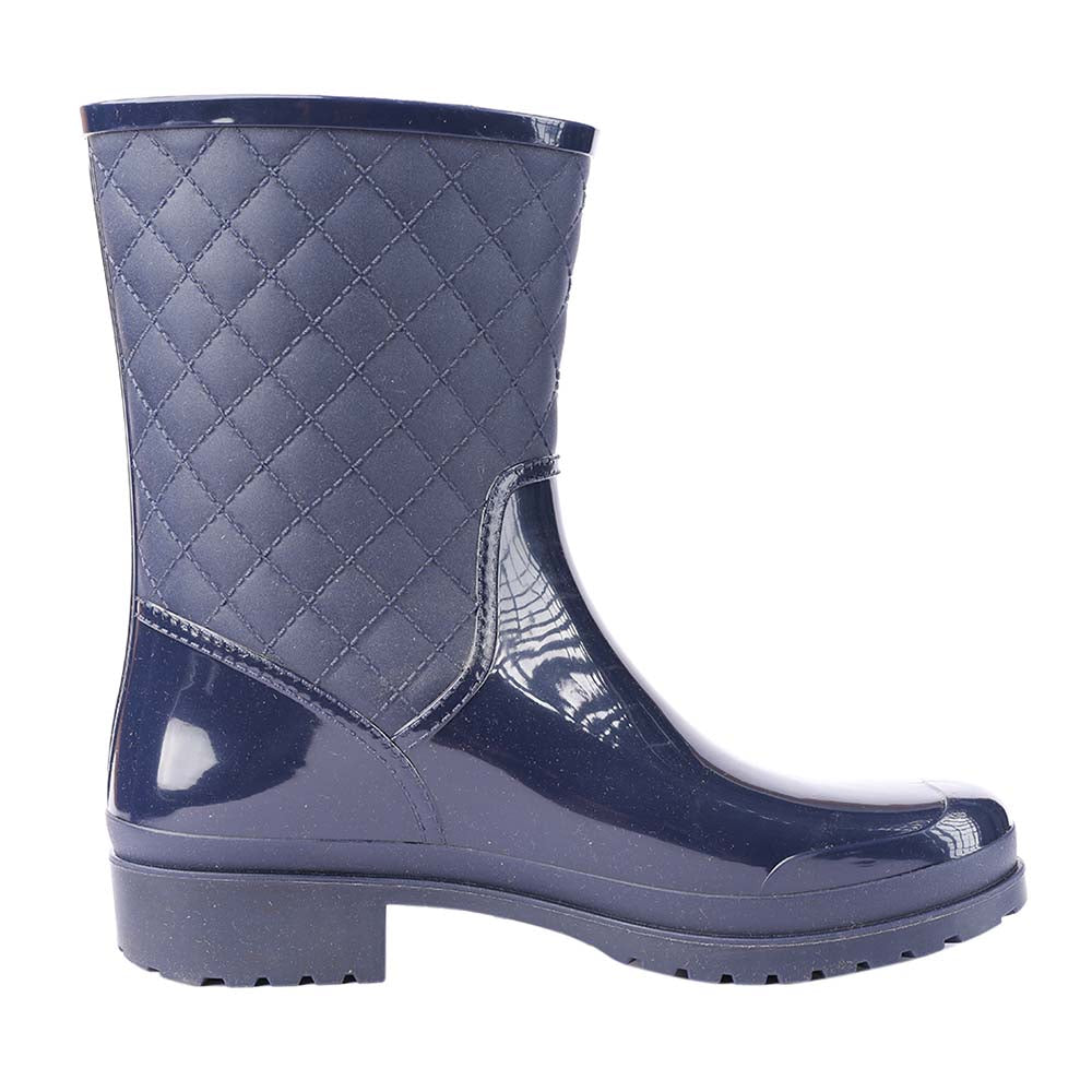Bota de lluvia impermeable mujer azul Melissa