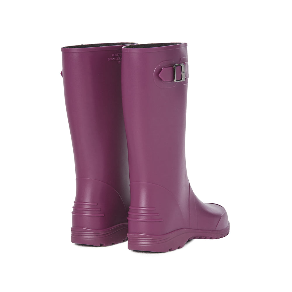 Bota de lluvia impermeable mujer fucsia Ginna
