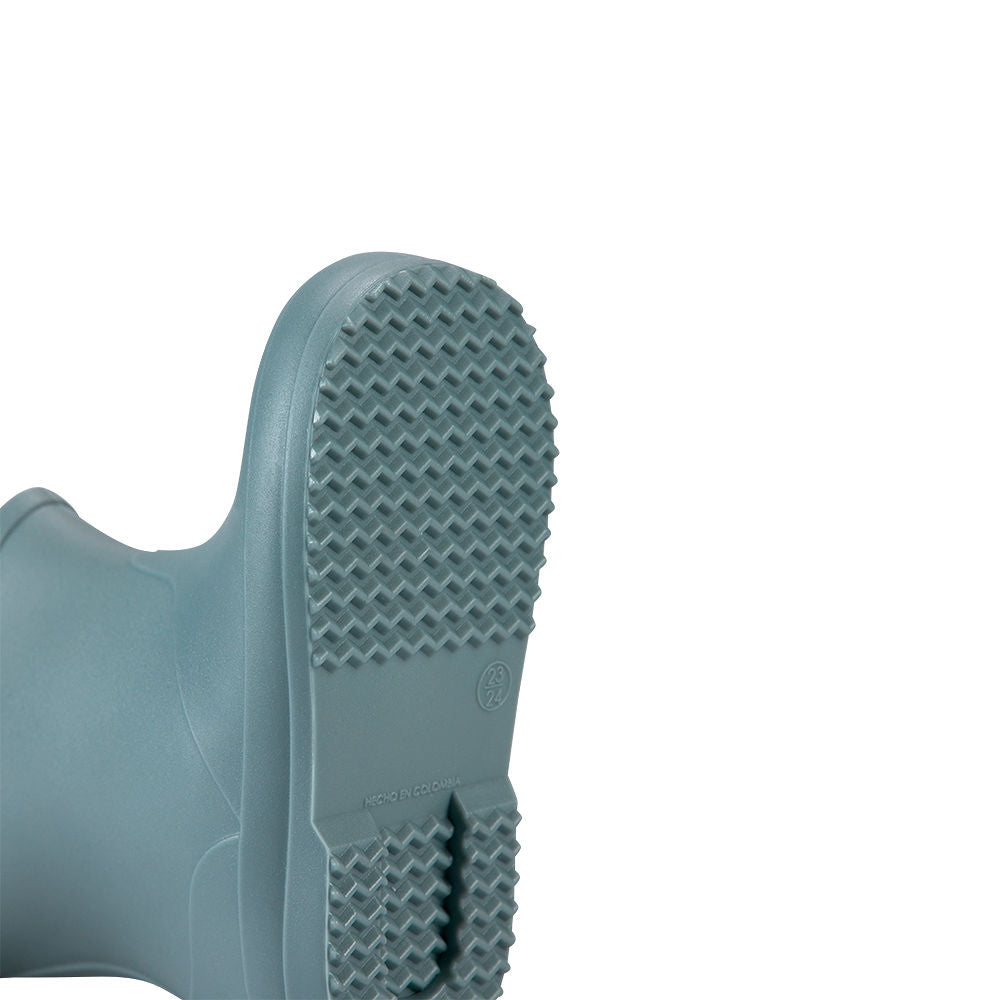 Bota de lluvia impermeable kids menta Piesh