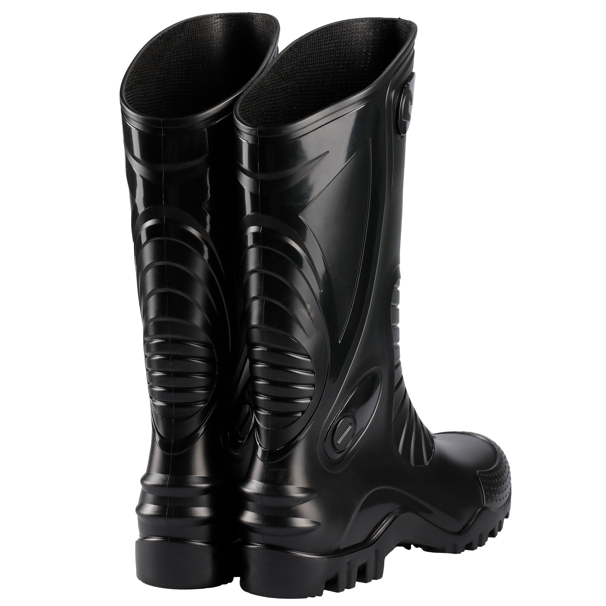 Bota de lluvia impermeable hombre negro Dakar