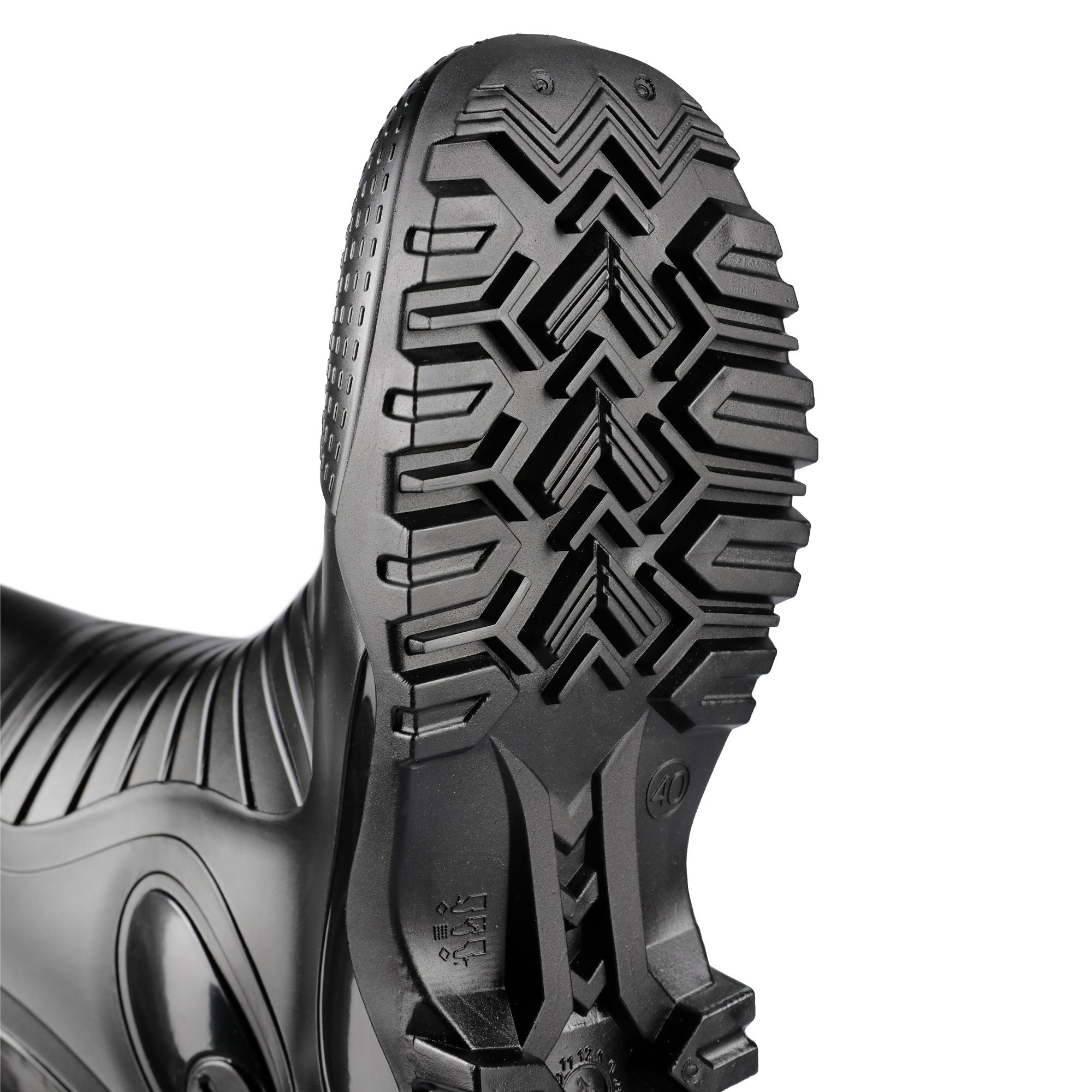 Bota de lluvia impermeable hombre negro Dakar
