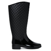 Bota de lluvia impermeable mujer negro Tania