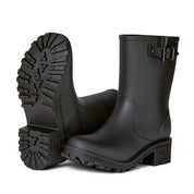 Bota de lluvia impermeable mujer negro Michelle