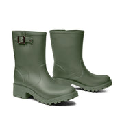Botas de lluvia impermeables mujer verde Michelle