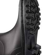 Bota de lluvia impermeable hombre negro Pradera