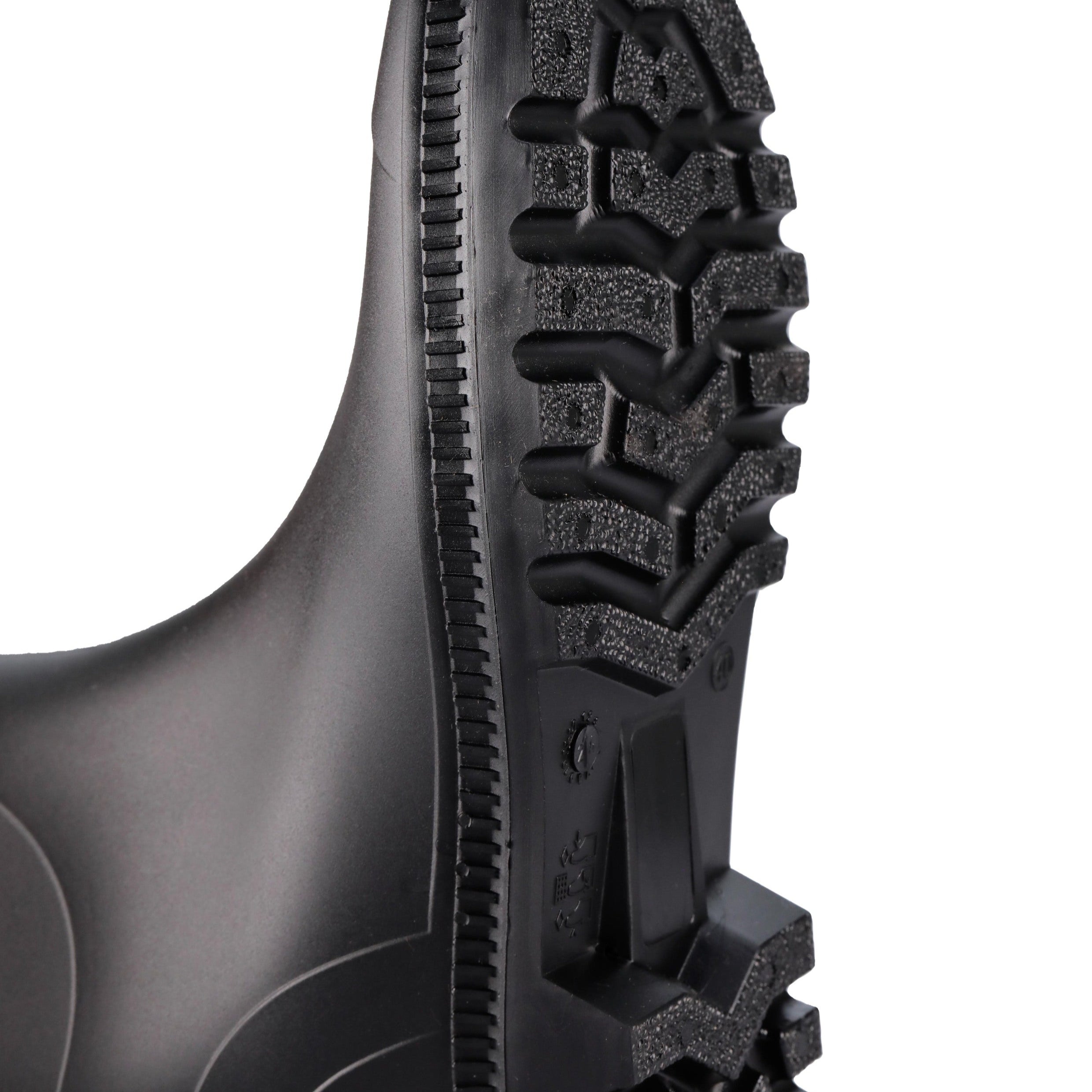 Bota de lluvia impermeable hombre negro Pradera