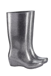 Bota de lluvia impermeable mujer silver Giulia