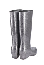 Bota de lluvia impermeable mujer silver Giulia