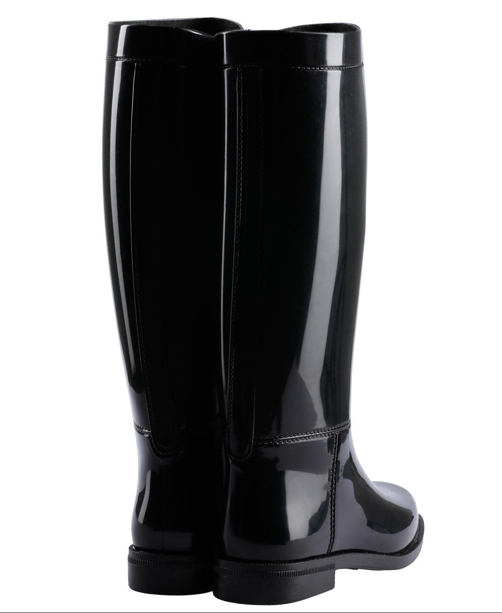 Bota de lluvia impermeable mujer negro Equina