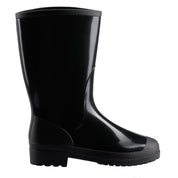 Bota de lluvia impermeable mujer negro Carina