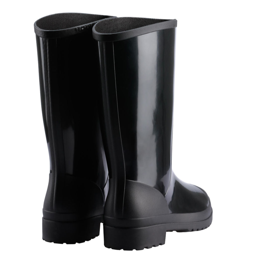 Bota de lluvia impermeable mujer negro Carina