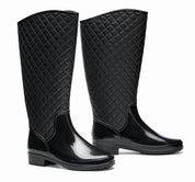 Bota de lluvia impermeable mujer negro Tania