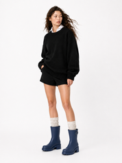 Bota de lluvia impermeable mujer azul Michelle