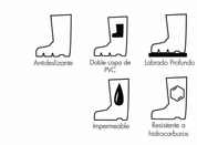 Bota CERRO Food Industry Blanco