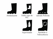 Bota CERRO WORK SAFETY Waterproof Negra