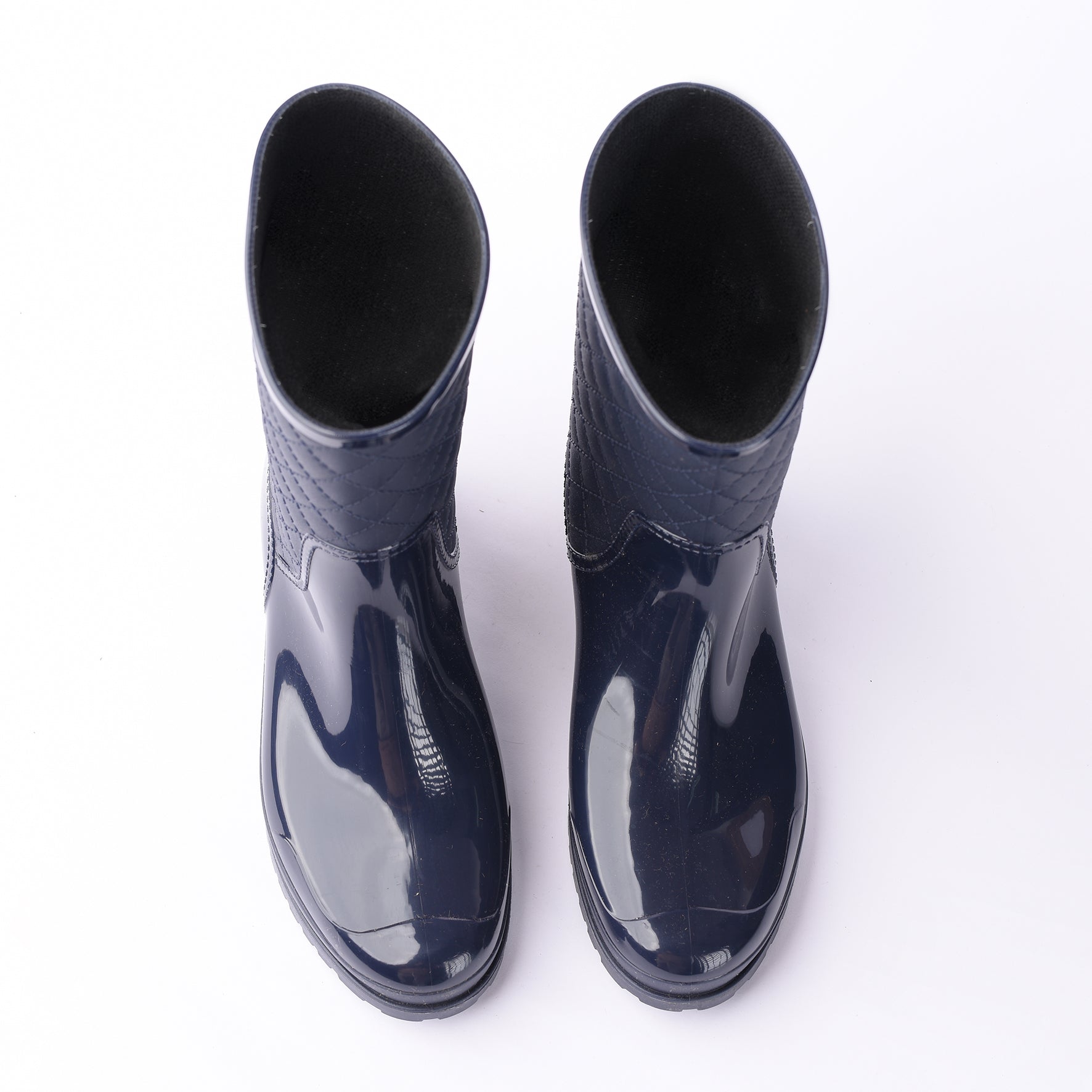 Bota de lluvia impermeable mujer azul Melissa
