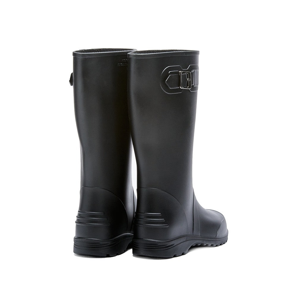Bota de lluvia impermeable mujer negro Ginna