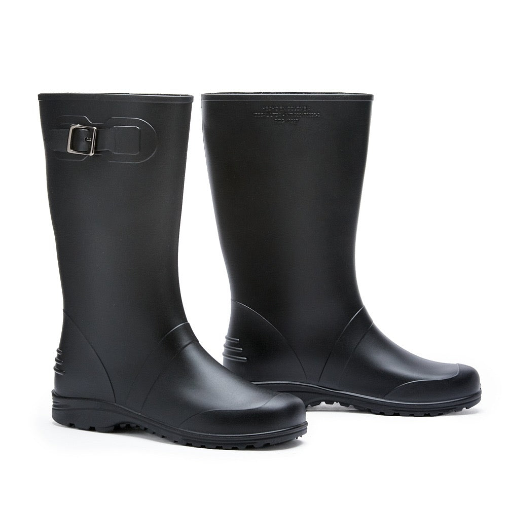 Bota de lluvia impermeable mujer negro Ginna