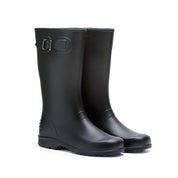 Bota de lluvia impermeable mujer negro Ginna