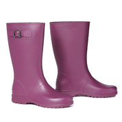 Bota de lluvia impermeable mujer fucsia Ginna