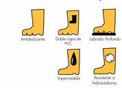 Bota CERRO Oil Resistant Amarillo