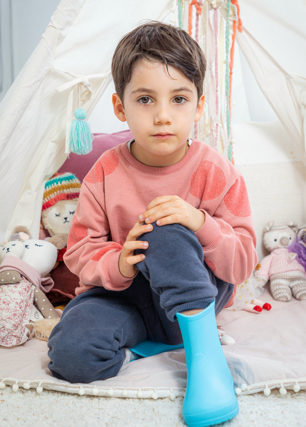 Botas Lluvia Piesh Kids Cielo