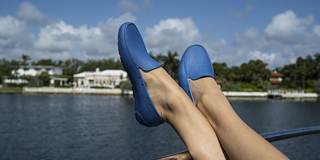 Mocasin Capri Azul