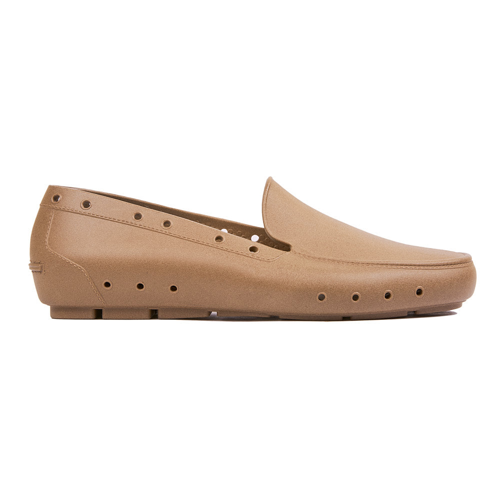 Mocasín resistente al agua beige Papattus