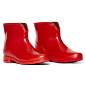 Botín impermeable mujer rojo Chelsea