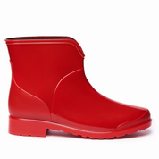 Botín impermeable mujer rojo Chelsea