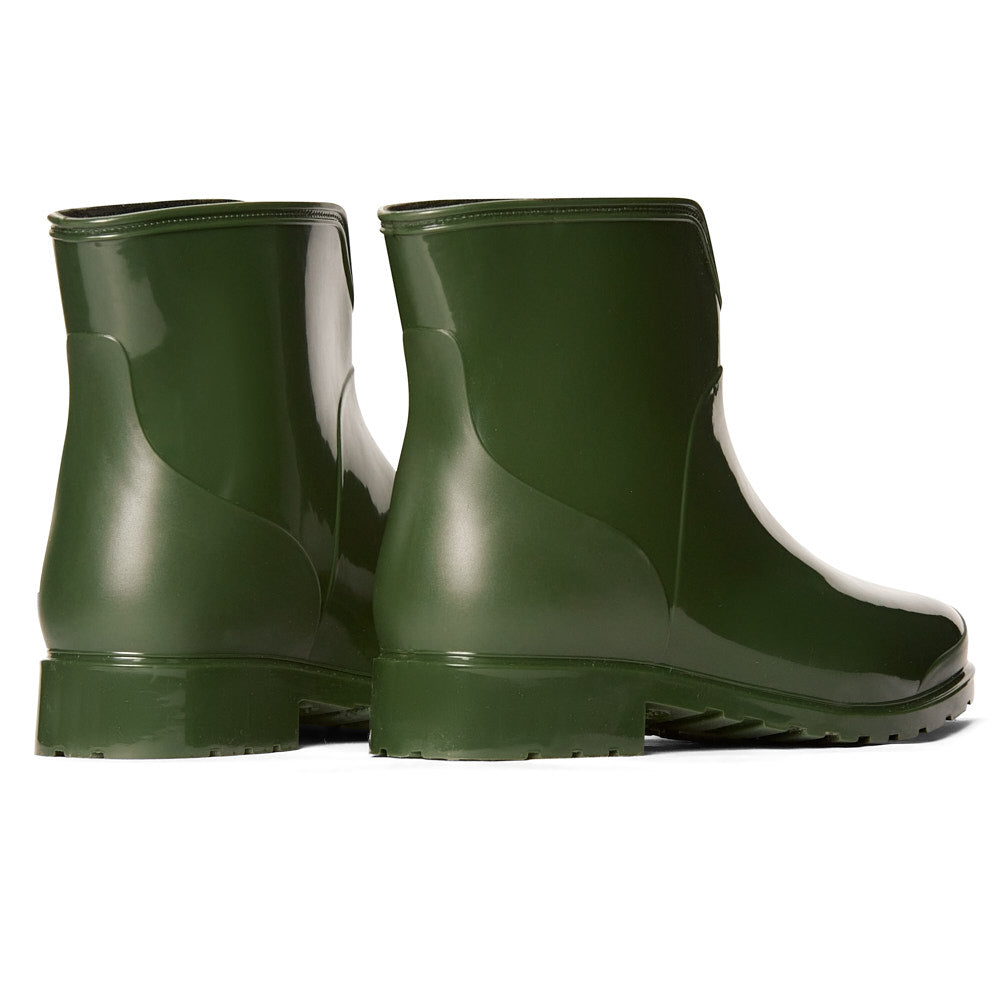 Botín impermeable mujer verde Chelsea