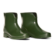Botín impermeable mujer verde Chelsea