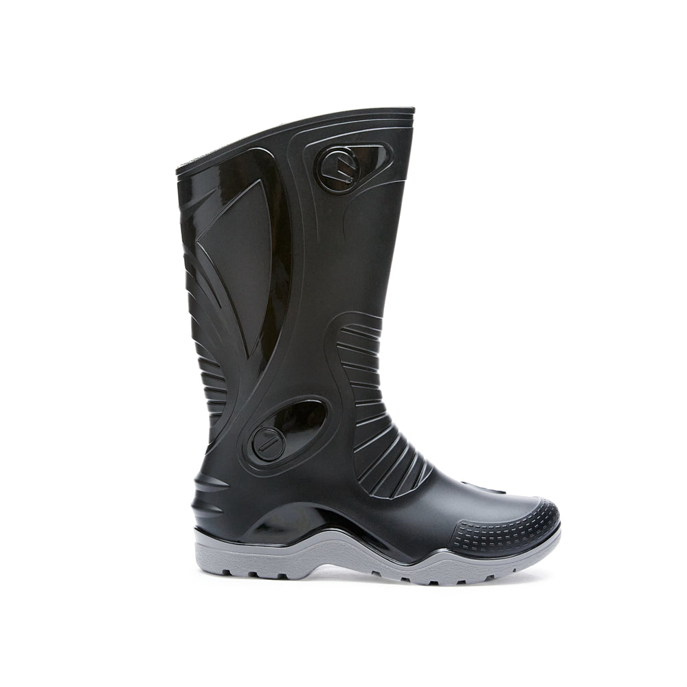 Bota de lluvia impermeable hombre negro Dakar