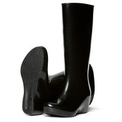 Bota de lluvia impermeable mujer negro Giulia