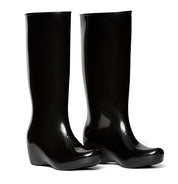 Bota de lluvia impermeable mujer negro Giulia