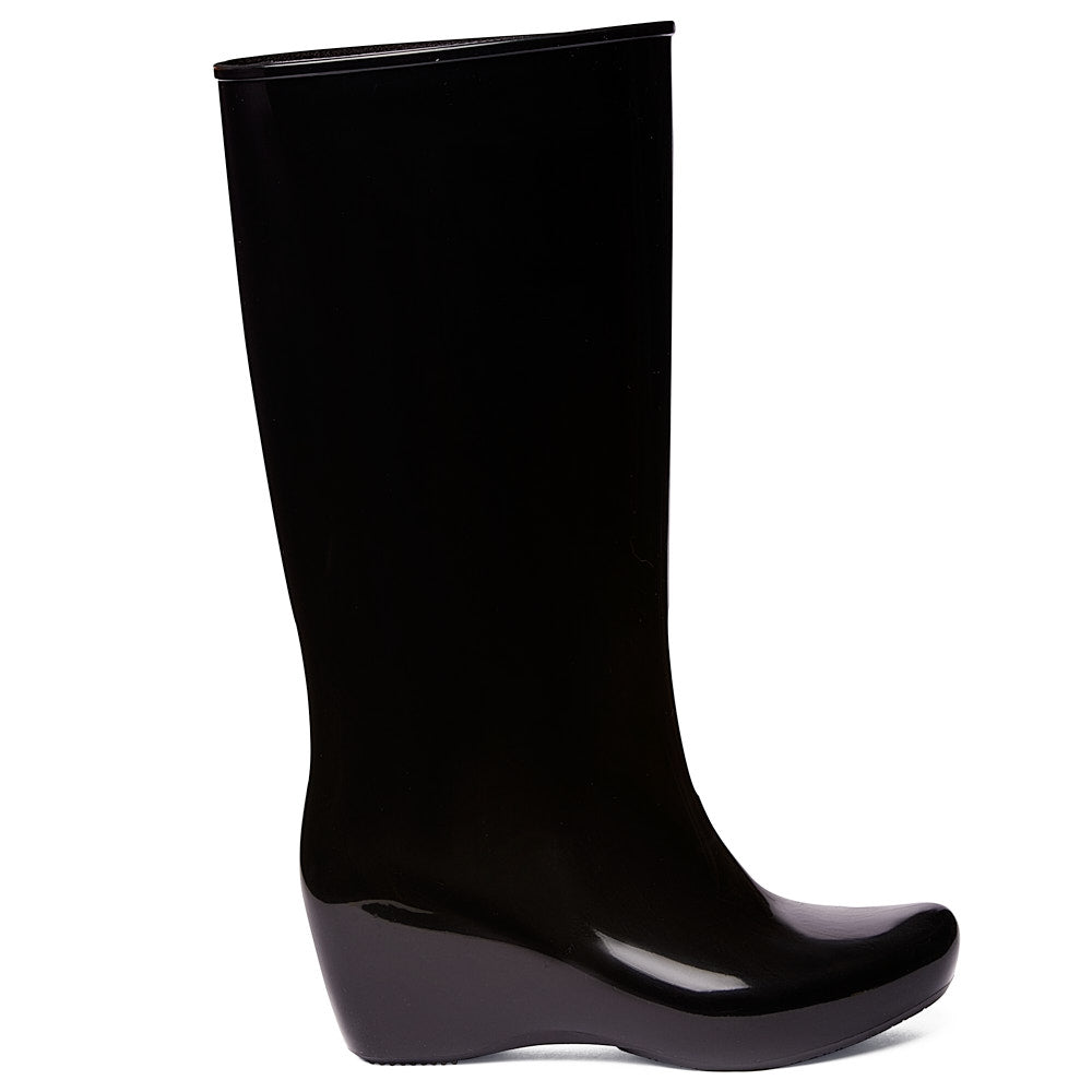 Bota de lluvia impermeable mujer negro Giulia