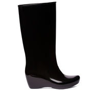 Bota de lluvia impermeable mujer negro Giulia