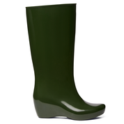 Bota de lluvia impermeable mujer verde Giulia